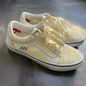Vans Old Skool Off White Skateboard Shoes